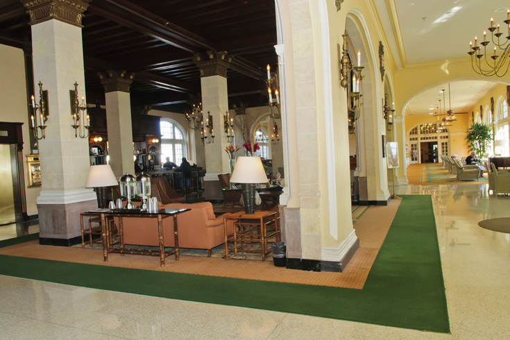 The historic luxury of the Hotel Galvez.